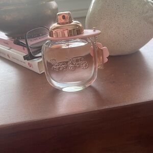 Coach Rose Gold and Pink Perfume Bottle